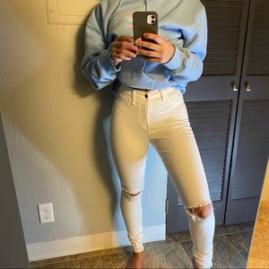 White Skinny Jeggings
